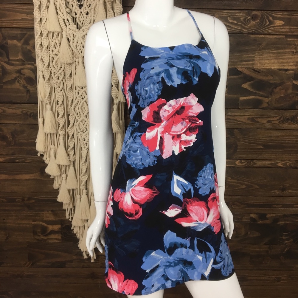 1.‎ State | Floral Dress Racerback Mini Dress - Picture 6 of 7